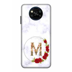 Zipax 2082 Xiaomi Poco X3 Pro M Harfi Baskılı Uyumlu Silikon Kılıf