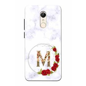 Zipax 2082 Xiaomi Redmi 5 Plus M Harfi Baskılı Uyumlu Silikon Kılıf