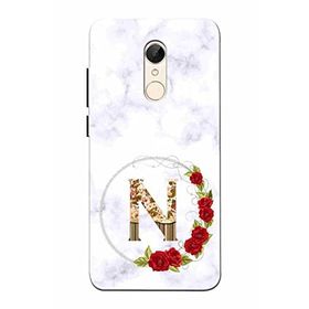 Zipax 2083 Xiaomi Redmi 5 Plus N Harfi Baskılı Uyumlu Silikon Kılıf