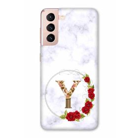 Zipax 2087 Samsung Galaxy S21 Y Harfi Baskılı Uyumlu Silikon Kılıf