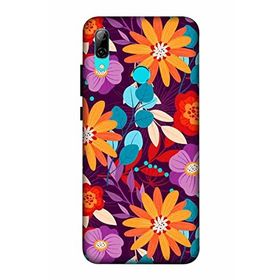 Zipax 2092 Huawei P Smart 2019 Çiçekli Baskılı Uyumlu Silikon Kılıf
