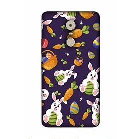 Zipax 2095 Lenovo K6 Note Lenova Tavşan Baskılı Uyumlu Silikon Kılıf