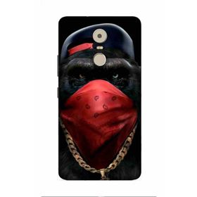 Zipax 2108 Lenovo K6 Note Lenova Maymun Baskılı Uyumlu Silikon Kılıf