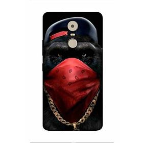 Zipax 2108 Lenovo K6 Note Lenova Maymun Baskılı Uyumlu Silikon Kılıf