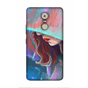 Zipax 2109 Lenovo K6 Note Lenova Kız Baskılı Uyumlu Silikon Kılıf