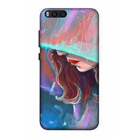 Zipax 2109 Xiaomi Mi Note 3 Kız Baskılı Uyumlu Silikon Kılıf