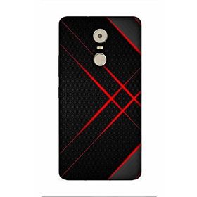 Zipax 2113 Lenovo K6 Note Lenova Kırmızı Çizgi Baskılı Uyumlu Silikon Kılıf