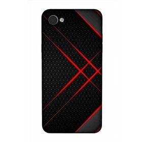 Zipax 2113 LG Q6 Kırmızı Çizgi Baskılı Uyumlu Silikon Kılıf