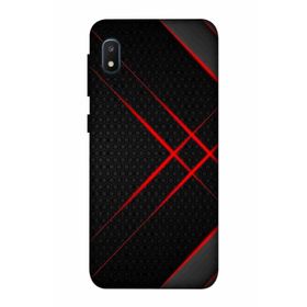 Zipax 2113 Samsung Galaxy A01 Core Kırmızı Çizgi Baskılı Uyumlu Silikon Kılıf