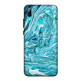 Zipax 8075 Huawei P Smart 2019 Mermer Desenli Uyumlu Silikon Kılıf