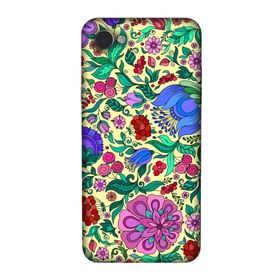 Zipax 8519 LG Q6 Çiçekler Baskılı Uyumlu Silikon Kılıf