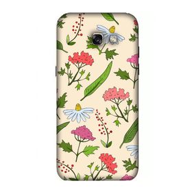 Zipax 8521 Samsung Galaxy A5 2017 Çiçek Baskılı Uyumlu Silikon Kılıf
