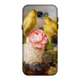 Zipax 8543 Samsung Galaxy A7 2017 Sarı Kanaryalar Baskılı Uyumlu Silikon Kılıf