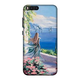 Zipax 8569 Xiaomi Mi 6 Kız Manzara Baskılı Baskılı Uyumlu Silikon Kılıf