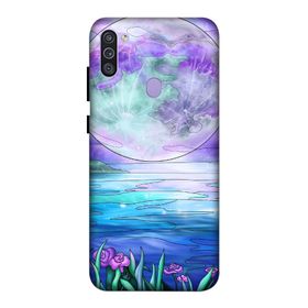 Zipax 8589 Samsung Galaxy A11 Renkli Dünya Baskılı Uyumlu Silikon Kılıf