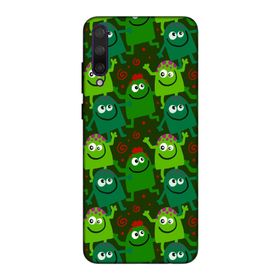 Zipax 8812 Huawei Y9S Yeşil Canavarlar Baskılı Uyumlu Silikon Kılıf