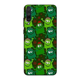 Zipax 8812 Huawei Y9S Yeşil Canavarlar Baskılı Uyumlu Silikon Kılıf