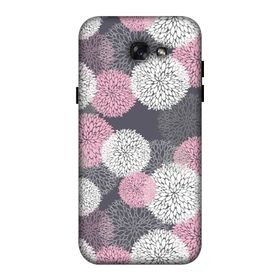 Zipax 8871 Samsung Galaxy A7 2017 Pembe Beyaz Baskılı Uyumlu Silikon Kılıf