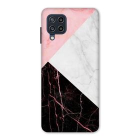 Zipax 8892 Samsung Galaxy A22 4G Mermer Baskılı Uyumlu Silikon Kılıf