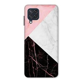 Zipax 8892 Samsung Galaxy A22 4G Mermer Baskılı Uyumlu Silikon Kılıf