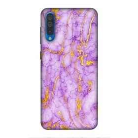 Zipax 8898 Samsung Galaxy A30S Pembe Mermer Baskılı Uyumlu Silikon Kılıf
