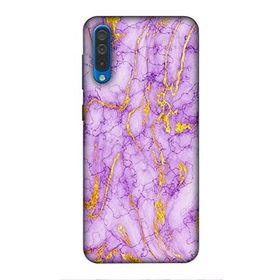 Zipax 8898 Samsung Galaxy A30S Pembe Mermer Baskılı Uyumlu Silikon Kılıf