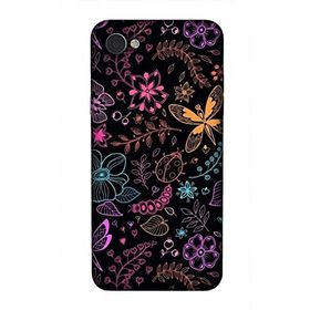 Zipax 8900 LG Q6 Çiçekli Baskılı Uyumlu Silikon Kılıf