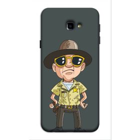Zipax 8930 Samsung Galaxy J4 Plus Şerif Baskılı Uyumlu Silikon Kılıf