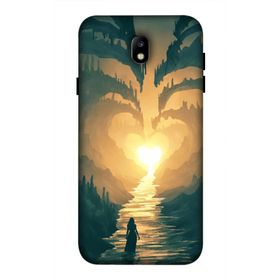 Zipax 8963 Samsung Galaxy J7 Pro Uzun Yol Baskılı Uyumlu Silikon Kılıf