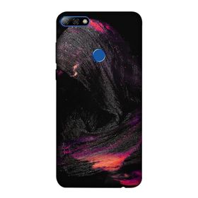 Zipax 8966 Huawei Y7 Prime 2019 Gizemli Baskılı Uyumlu Silikon Kılıf