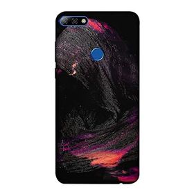 Zipax 8966 Huawei Y7 Prime 2019 Gizemli Baskılı Uyumlu Silikon Kılıf