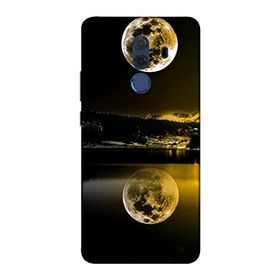 Zipax Huawei Mate 10 Pro Night and Moon Baskılı Uyumlu Silikon Kılıf