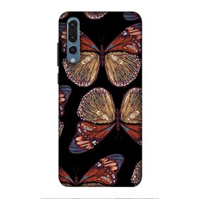 Zipax Huawei P20 Pro Kelebek Desenli Uyumlu Silikon Kılıf