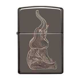 Zippo 150 Zentangle Elephant Design Çakmak