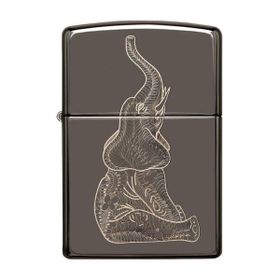 Zippo 150 Zentangle Elephant Design Çakmak