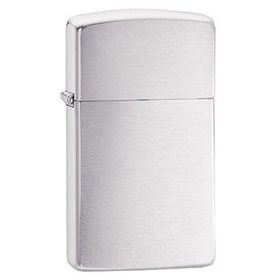 Zippo 1600 Slim Br Finish Chrome Çakmak