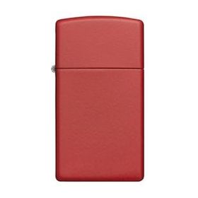 Zippo 1633-045526 Slim Red Matte Çakmak
