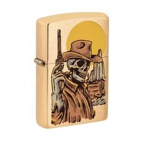 Zippo 204B Cowboy Skull Design Çakmak