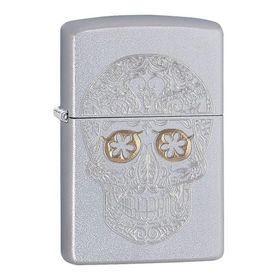 Zippo 205 Etched Skull Çakmak
