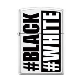 Zippo 214-055400 Black White Çakmak