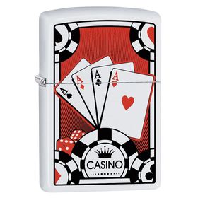 Zippo 214 Pf18 Four Aces Design Çakmak