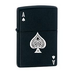 Zippo 218-005578 Siyah As Ace Of Spades Maça Ası Çakmak
