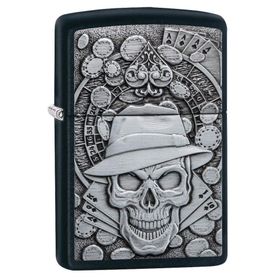 Zippo 218 Gambling Skull Çakmak