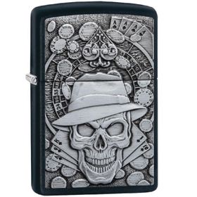 Zippo 218 Gambling Skull Çakmak