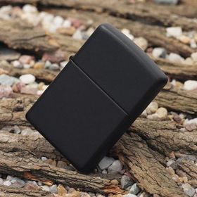 Zippo 218 Regular Black Matte Çakmak