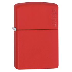 Zippo 233ZL-000052 Kırmızı Red Matte Logo Çakmak