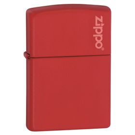 Zippo 233ZL-000052 Kırmızı Red Matte Logo Çakmak