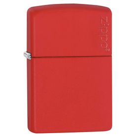 Zippo 233ZL-000052 Kırmızı Red Matte Logo Çakmak
