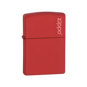 Zippo 233ZL-000052 Kırmızı Red Matte Logo Çakmak