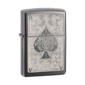 Zippo 28323-000004 Maça Ası Ace Filigree Çakmak